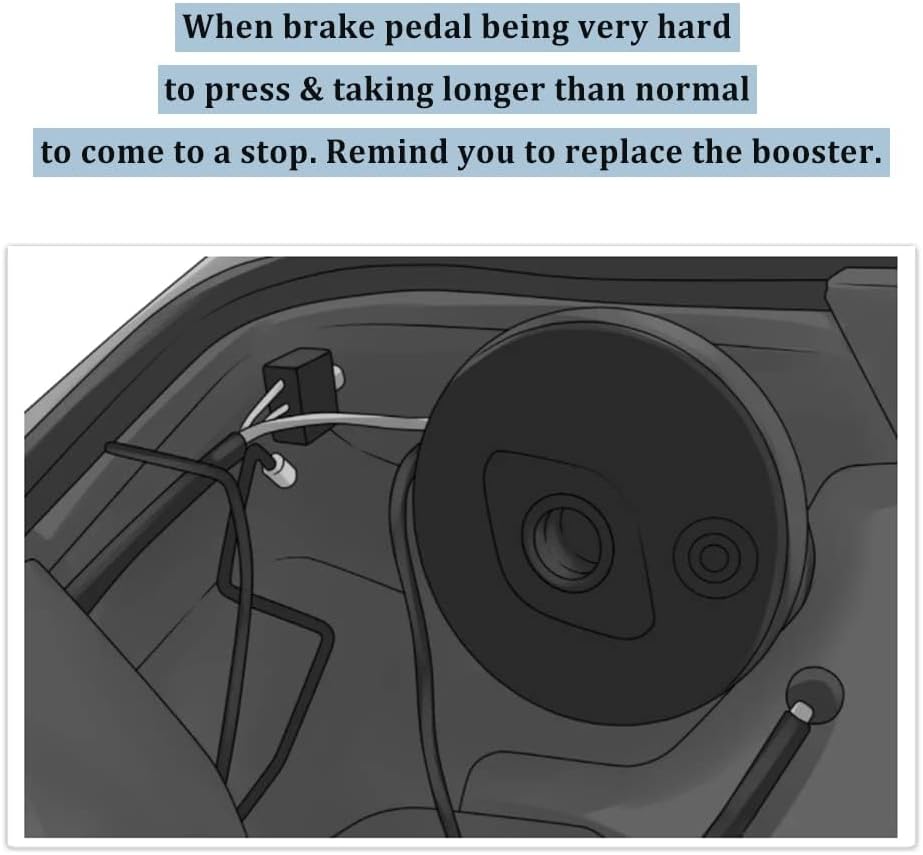 54-74820 Power Brake Booster Replacement for 2000-2005 Buick LeSabre, 2006-2008 Buick Lucerne, 1997-2005 Buick Park Avenue, 1997-1999 Buick Riviera FWD Power Brake Booster