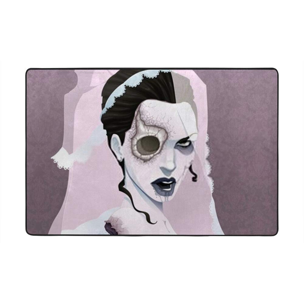 Tapis Zombies Corpse Bride Horreur Ruchen : isolez votre sol avec ce grand tapis doux 152x99