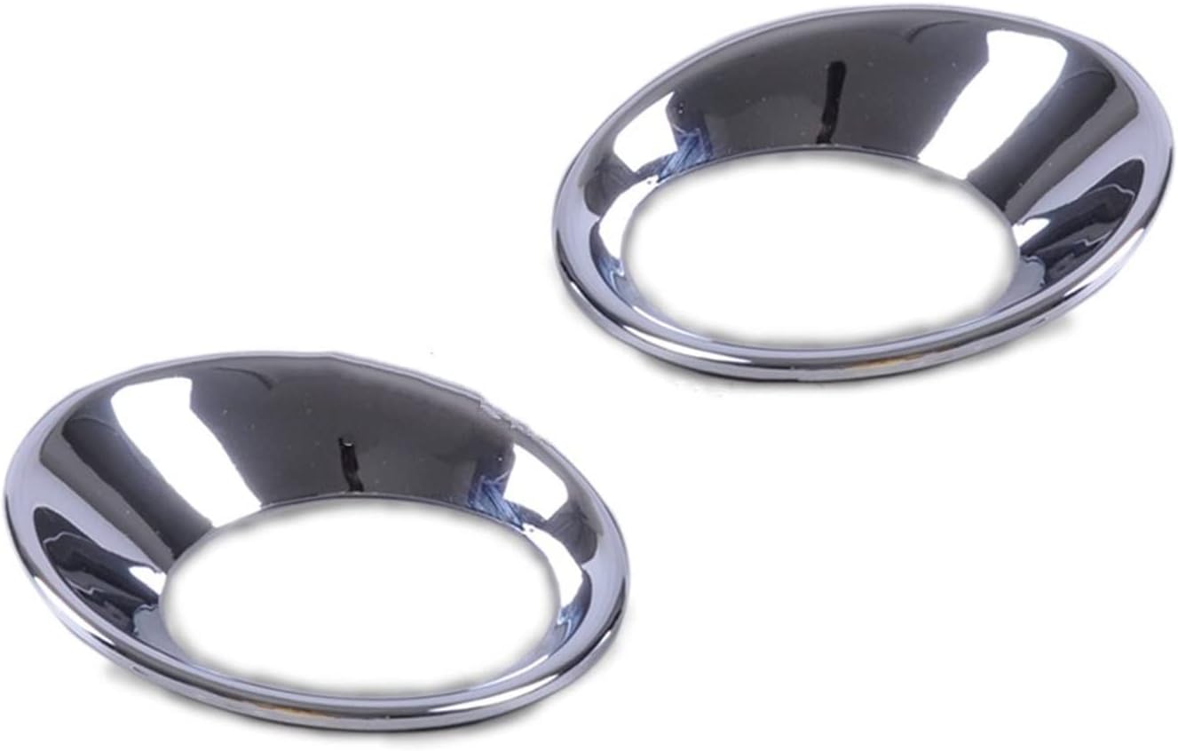 For N&issan For Qashqai 2007 2008 2009 2010 2011 2012 2Pcs ABS Chrome Rear Tail Fog Lights Lamp Cover Frame Ring Trim
