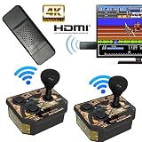 Handheld Game Console, Plug and Play Wireless Video Retro Game Console HDMI Output TV Stick,2 Wirele