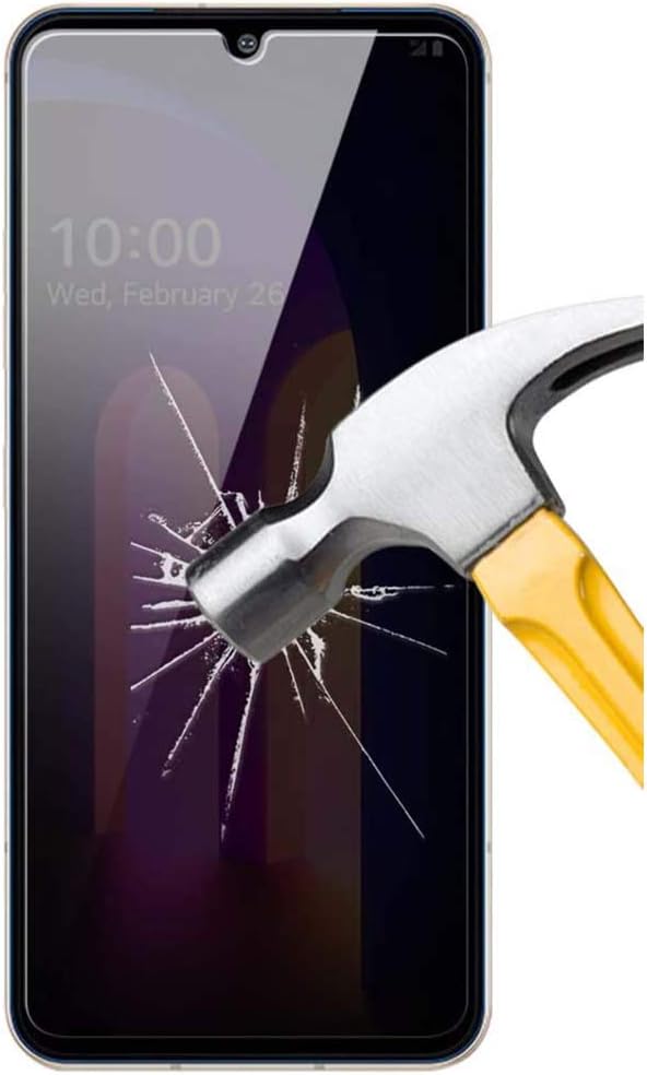 for LG V60 Privacy Screen Protector - [2 Pack] Front Bubble Free for LG V60 Thinq 5G 2020 6.8" LG V600 Privacy Anti-Spy Screen Protector Anti-Scratch Protective Film