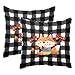 Plaid della volpe goloso Federe per cuscini piccoli 20x20, Adatto per divano, letto, sedia, 2 PCS