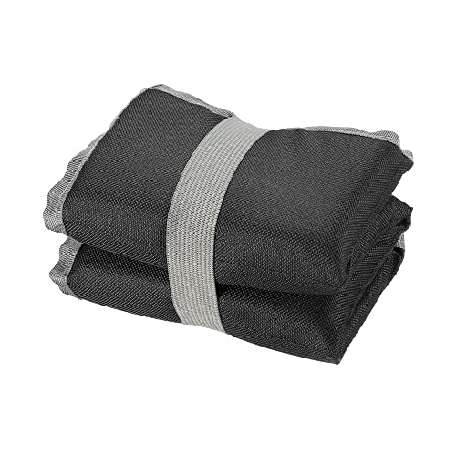 PATIKIL 15.4 inch x 11.6 inch Camping Foam Pad, Waterproof Foldable Oxford Cloth Sitting Mat for Hiking, Backpacking, Outdoor Activities, Black