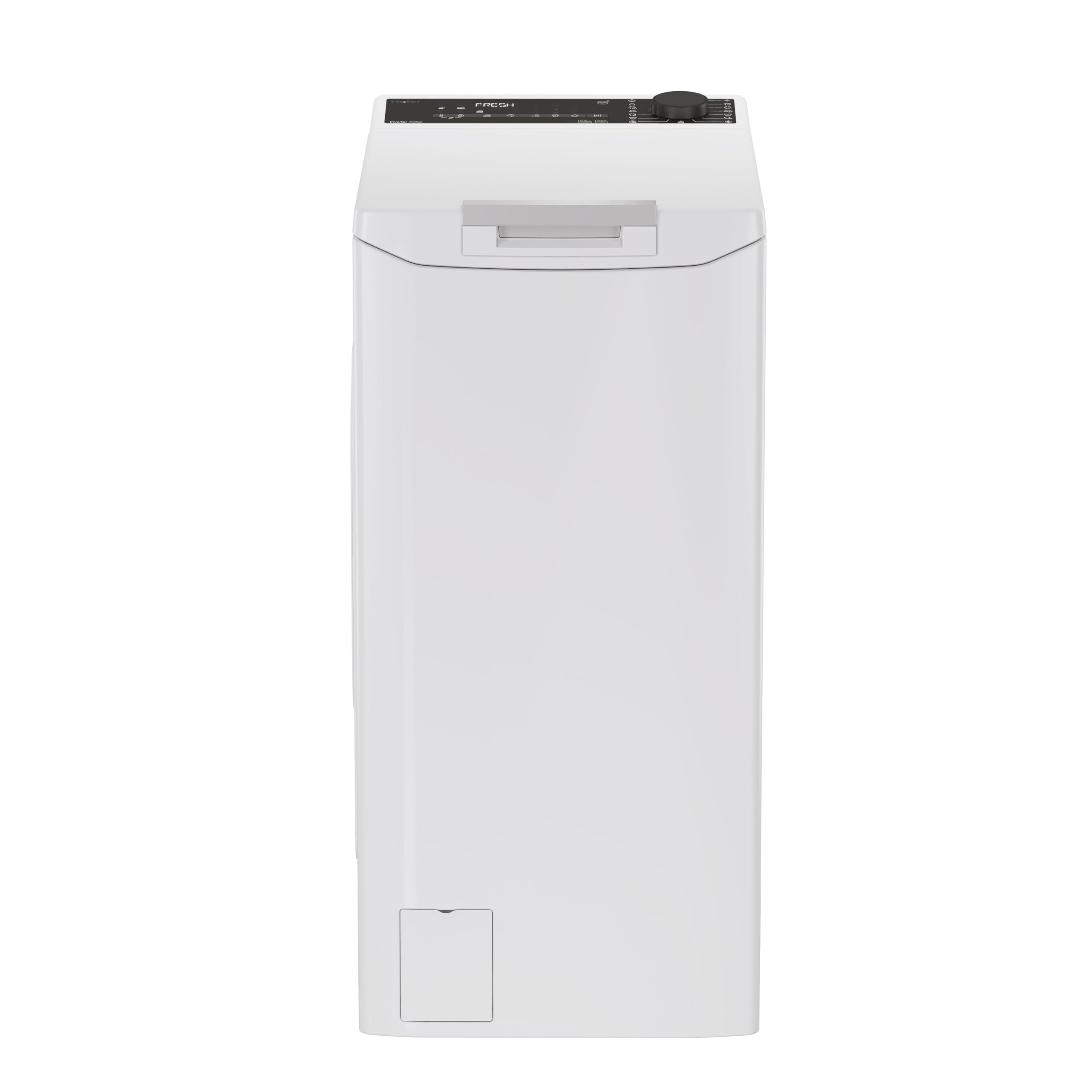 Haier T Series 7 THASN2856TM4-S Lavadora carga superior 8,5KG, Motor Inverter, Display Digital, Conectividad WIFI, 1200 RPM, Inicio Diferido, Libre instalación, 16 programas, 77 db, Blanco Etiqueta Energética
