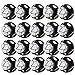 cciyu 20 Pack Brightest Blue T5 /T4.7 Neo Wedge 12mm 12V 3 SMD A/C Climate Control LED Light Bulbs