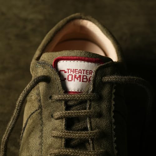 Image of Theater Women Combats Suede Sneakers | Soft Lace-Up Walking Shoes with Cushioned Grip Sole | Lightweight, Stylish & Comfortable Suede Footwear