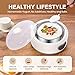 Yogurt Maker 36 Hour With Adjustable Temperature And Time Control, Yogurt Maker 36 Hour, With Lcd Display 1.2l Multi-Function Electric Yogurt Machine For Home Use, With 5 Glass Jars (A(basic))