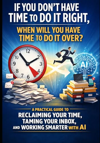 If You Don't Have Time To Do It Right, When Will You Have Time To Do It Over: A Practical Guide to Reclaiming Your Time, Taming Your Inbox and Working Smarter with AI