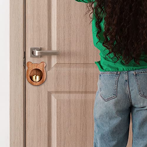 Campainha para abertura de porta, ímãs decorativos de geladeira, design magnético anexado, campainha