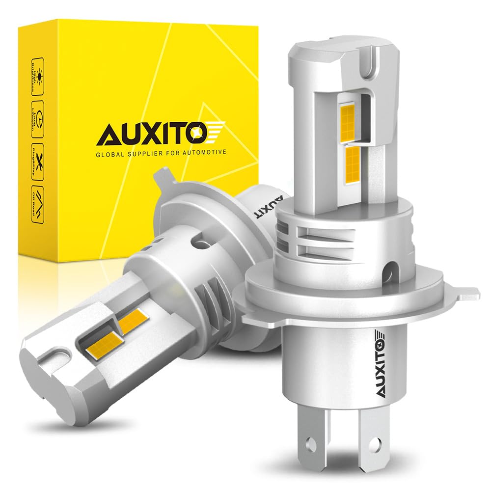 Amazon.co.jp: AUXITO H4 LED ヘッドライト 車検対応 HI/LO切替 4倍 