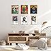 FAXIULANS MF DOOM Canvas Poster Set of 6 Contemporary Street Art Hip Hop Wall Art Gifts for Living Room