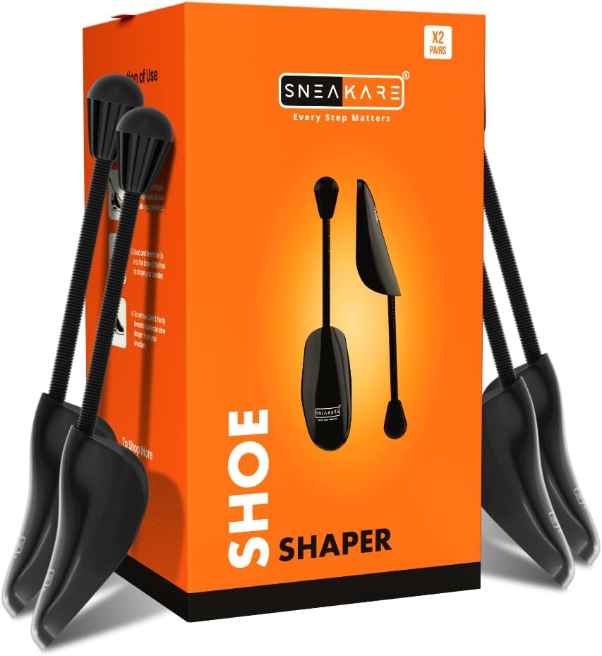 Anti Rust Spring Shoe Shaper for Men - Shoe Tree + Stretcher - Men's Shoes Accessories - Works for All Types of Sneakers & Other Shoes