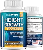 Height Growth Maximizer - Natural Height Pills to Grow Taller - Made in USA - Growth Pills with Calcium for Bone Strength - Get Taller Supplement That Increases Bone Growth - Free of Growth Hormone