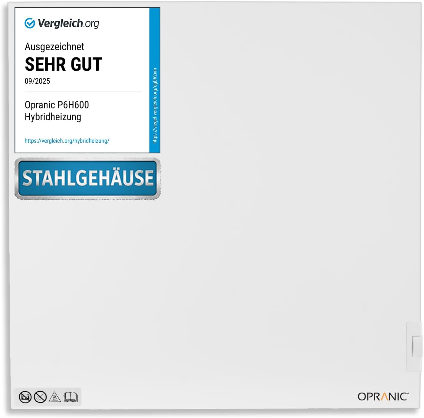 Calentador infrarrojo híbrido con termostato – Infrarrojo y convector – Calentador eléctrico montado en la pared y de pie – (550 vatios)
