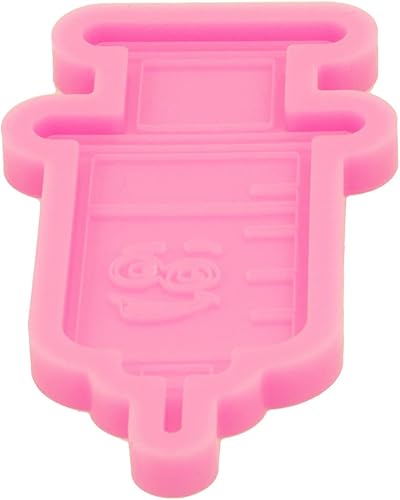 Miniatura 4 de Bonito molde de silicona con forma de jeringa, lindo molde de arte epoxi de resina de jeringa, molde de agarre para teléfono, molde de resina para