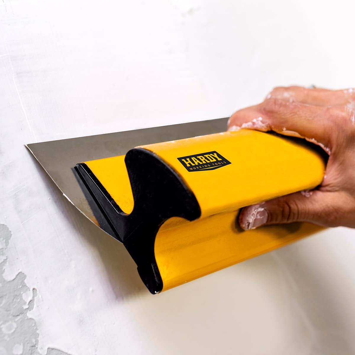 Hardy Working Tools Spatola per superfici da 40 cm, serie 763, lisciatrice per stucchi, per facciate e intonaci con lama in acciaio inossidabile da 0,3 mm
