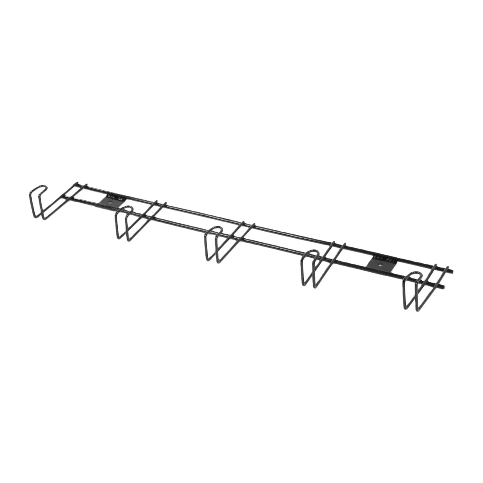 Soporte de Pared para Brida con 5 Ganchos, Construcción de Hierro Resistente para Organización Estable de Granero, Paquete de 2, 31,5 Pulgadas de Largo