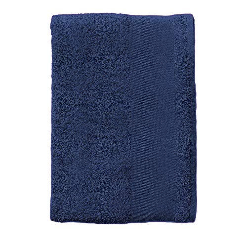 Serviette de bain bleu marine Sol's Island 70 pour vos moments de spa à la maison