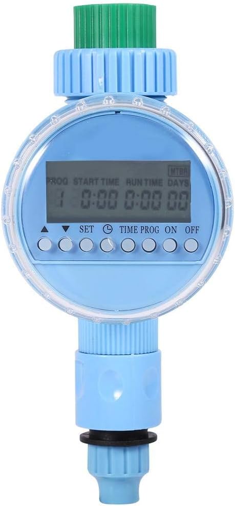 1x AC Garden Auto Water Saving Irrigation Controller LCD Digital Watering Timer Automatic Irrigation Equipment US Plug : Patio, Lawn & Garden