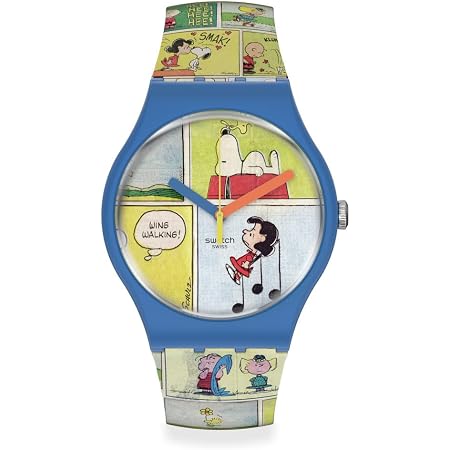 Swatch Nuovo Gent BIO-SOURCED Cinturino in silicone al quarzo, blu, 18  orologio casual (Modello: SO29Z108) : Amazon.it: Orologi