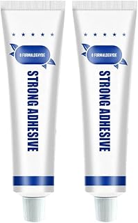 Nail Free Strong Glue Adhesive Waterproof, All Purpose Adhesive Glue High Strength Strong Waterproof Quick Dry Flexible Gel for Various Materials Concrete Plaster Metal PP (Color : 2PCS)