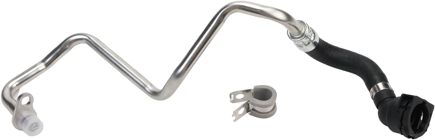 11537643226 Turbocharger Coolant Return Line Hose Fits for 1 2 3 4 7 Series 120i 220i 230i 520i 530e 530i X3 X4 320i 330e 330i 430i xDrive 2015-2019 Radiator Hose Replace# 667-142