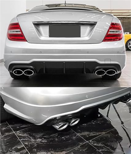 Embouts d'échappement Mercedes W204 version quad avec silencieux 26cm - 4