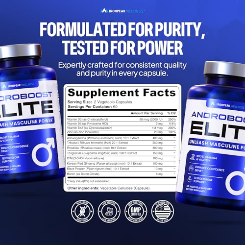 Testosterone Booster for Men | Male Enhancing | Strength | Muscle Growth - Image 2