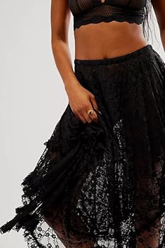 Amazon.com: Women Lace Ruffle Courtship Half Slip Elastic Amazon.com: Women Lace Ruffle Courtship Half Slip Elastic