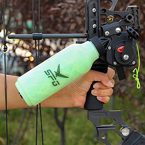 Archery Bow Fishing Reel Kit Bowfishing Reel With Bowfishing Arrows Set 40M Fishing Rope Fiberglass Fishing Arrows Bowfishing Tool Accessories (Black) #TOP2