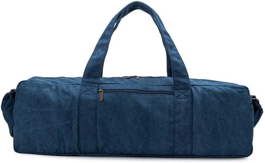 Canvas Yoga Mat Bag Fitness Gym Bags for Women Training Sports Shouder Pilates Solid
