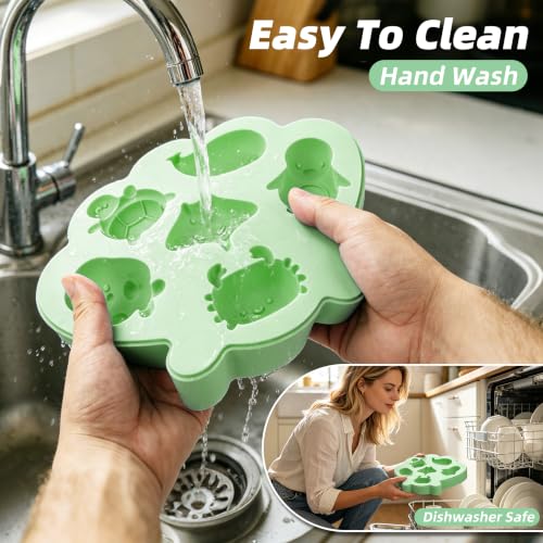 VTECHOLOGY Marine Animal Silicone Ice Cube Tray for Freezer BPA-Free by VTECHOLOGY - Used condition - Image 6