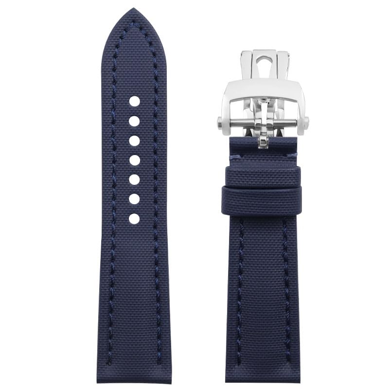 Sangle de montre cuir style nylon pour Blancpain Fifty Fathoms au quotidien