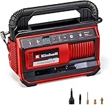 Einhell Cordless Hybrid Air Compressor 18V Power X-Change, 3-in-1: High-Pressure Pump (Max. 11 Bar), Low-Pressure Inflator and 25 l/min Deflating, Without Battery PRESSITO 18/25 Compressor