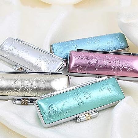 Amazon 3dフラワー印鑑ケース おしゃれ 印鑑ケース かわいい 朱肉付き 5色あり 高級本もみ皮 即日出荷 桃 S 印鑑ケース 印箱 文房具 オフィス用品