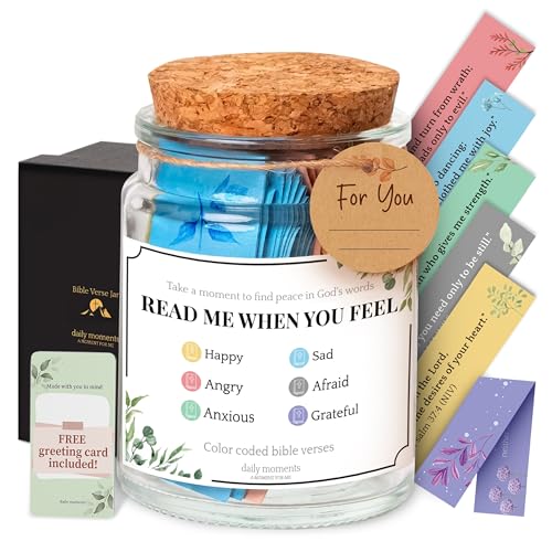 daily moments Bible Verse Jar – Christian Gifts for Women