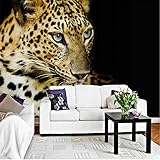 Clhhsy Cheetah Tv Background Wall Modern Minimalist Living Room Sofa Wall Custom Large Mural Wallpap