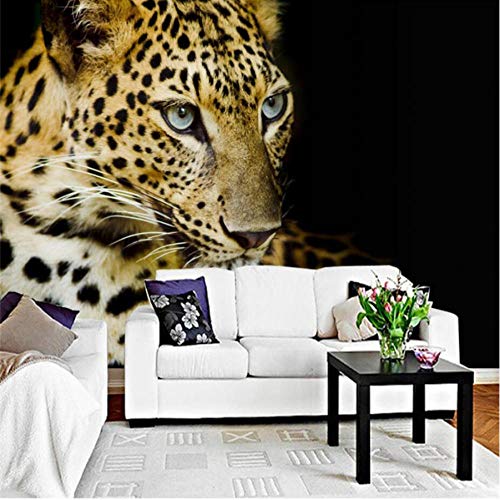 Clhhsy Cheetah Tv Background Wall Modern Minimalist Living Room Sofa Wall Custom Large Mural Wallpaper-450X300Cm #TOP28