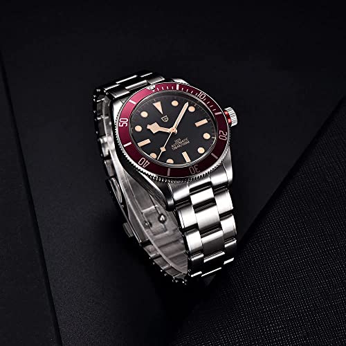 Haiqin Pagani Design 1671 Men's Self Winding Automatic Watches For Men Stainless Steel Band Japan Movement 100M Waterproof Mechanical Sport Wrist Watch #TOP1