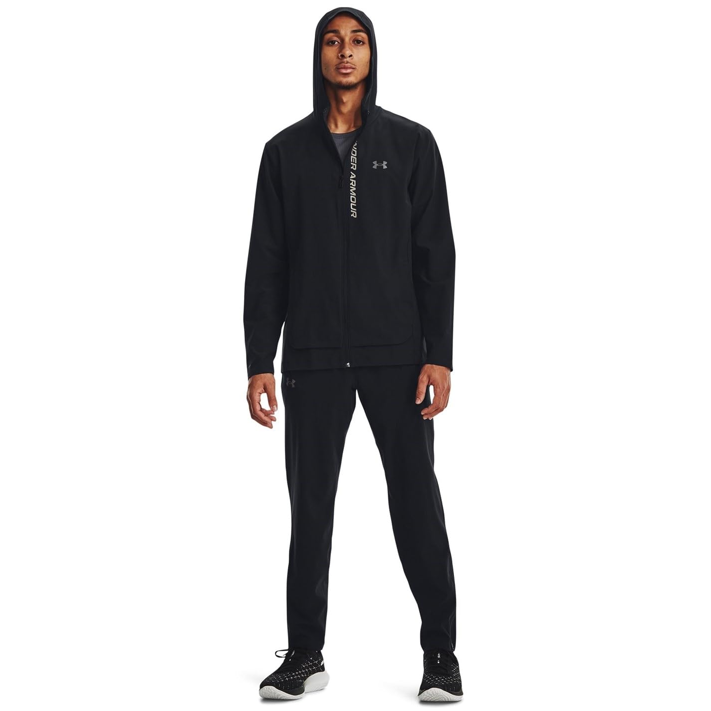Under Armour Hommes Outrun The Storm Pants Vêtements De Course Collant De Running Black - Noir