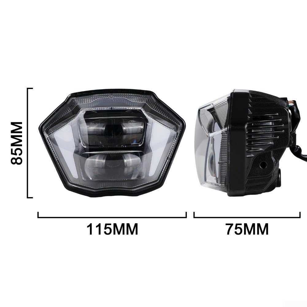 Ampoule LED pour avant pour moto Électrique Double Mode Ampoule