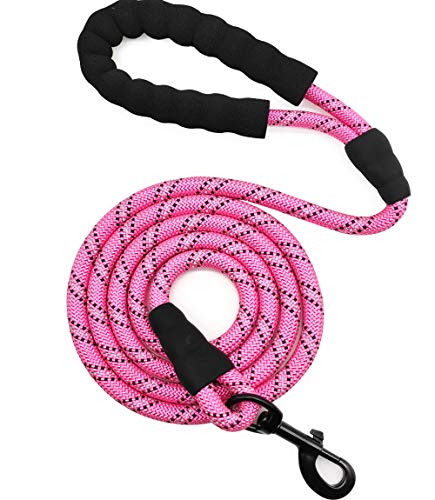 Mycicy Chew Proof Dog Leash,6 Foot Durable Dog Rope Leash for Large Dogs with Unique Pattern and Strong Sturdy Comfortable Handle