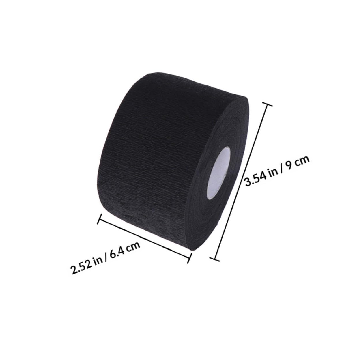 Papier de Cou de Coiffeur Jetable 10 Pièces Noir pour Client