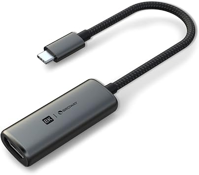 USB C to HDMI Adapter, 8K@30Hz/4K@120Hz USB Type-C to HDMI Adapter