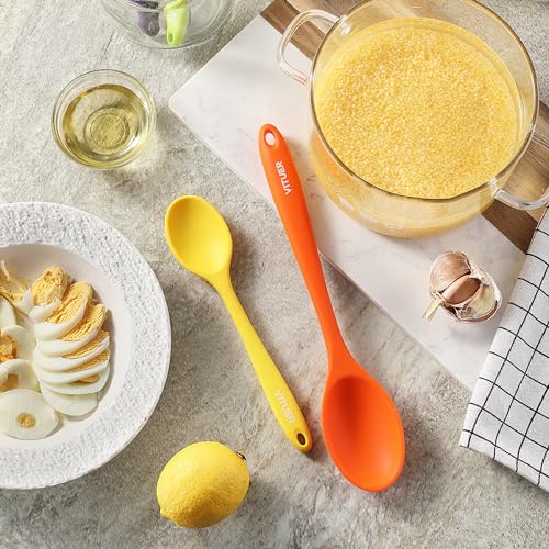 Vituer 5Pcs Silicone Serving Spoons Set thumb #8