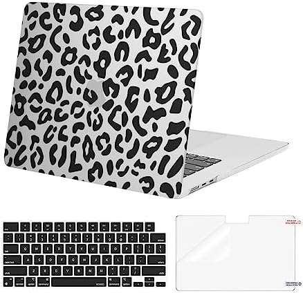 MMDW Copertura tastiera italiana layout UE per MacBook Air 2023 13,6 15,3 A2681 A2941/Macbook Pro 14 16 A2442 A2779 A2918 A2992 A2485 A2780 A2991, tastiera Pelle