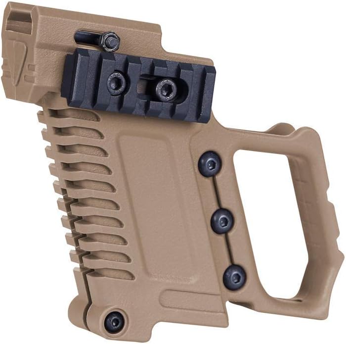 ABS Pistol Carbine Kit Mount W/Rail Panel For G17 G18 G19 GBB Series Accessorie