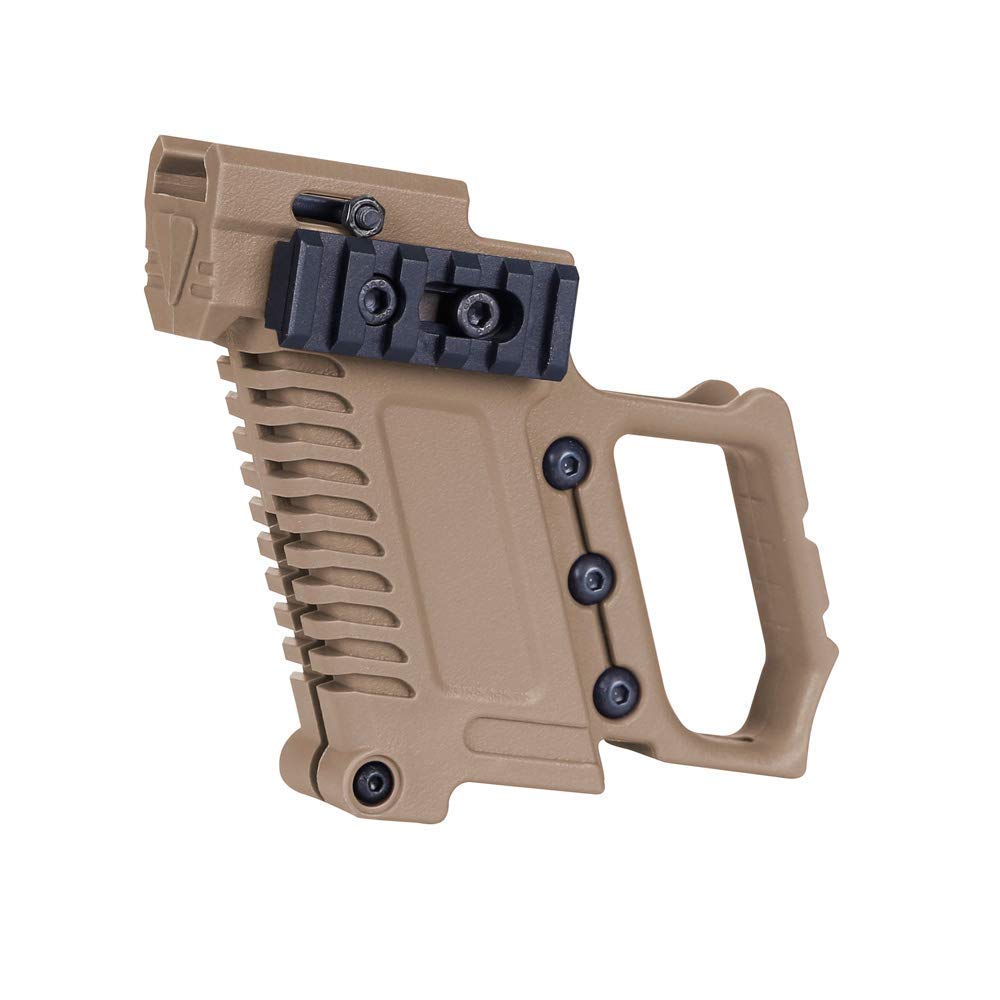 ABS Pistol Carbine Kit Mount W/Rail Panel For G17 G18 G19 GBB Series Accessorie