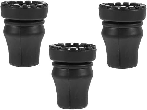 Balacoo Almohadillas antideslizantes para caminar, almohadillas para pies, movilidad de muletas para adultos, cubiertas de trekking, agarre de goma