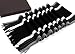 Change New Fashion Knitted Warm Men Scarf Fall/winter Wrap Muti-color Stripes (Black)